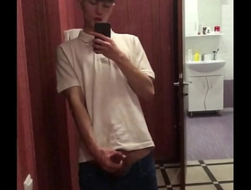 Horny Boy Next Door Wanking His Hard Cock For You   uncut   perfect dick size   cumming hard   top handsome china gay porn