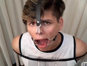 Axel Gag Testgagged several times for gag test from Bdman gay porn korean handsome