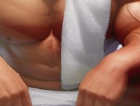 STEP GAY DAD -STEAMY SITUATIONS - BULGING BICEPS & FUNKY FEET japan gay porn office