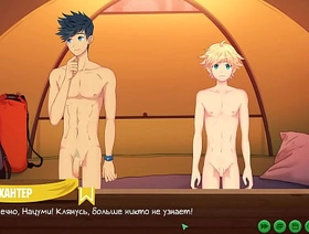 Game: Friends Camp. Episode 14. Conversation with Hunter (Russian voice acting) chinese webcam gay porn