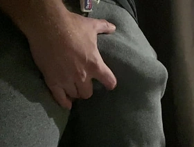 Hard British big cock, explodes out of grey gym pants, ready to fuck gay porn chinese fuck