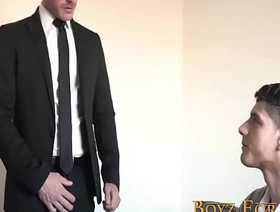 Hottie Bastian Karim bent over in a hardcore ass drilling session with suited Apolo Adrii korean ass gay porn