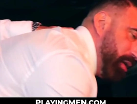 bald father Sir Peter struck and fingered Joe Casio sg gay porn video