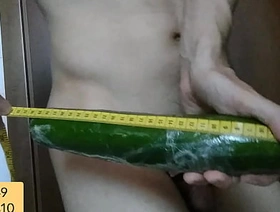 The biggest cucumber ever inserted! japan handjob gay porn
