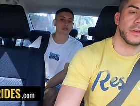 Hunk Taxi Driver Fer Froma Breeds Cute Latino Uriel Simon In The Middle Of A Park - Dick Rides hot daddy gay porn