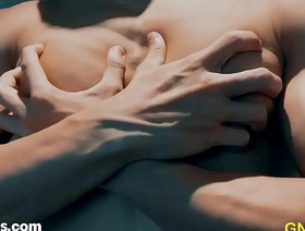 Hot Fitness trainer Asian Guy getting worshipped and Nipple Played! japan slave gay porn