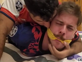 Rodrigo and Duratto soccer players fucking bound and gagged for the first time undefined Preview 1 japan outdoor gay porn