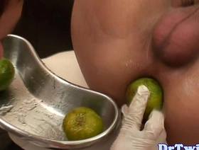 Asian twink prostate checked with big dildo hot military gay porn