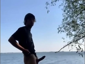 Masturbating at the lake taiwan gay couple porn