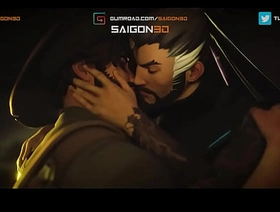 Overwatch 2 Hanzo x Cassidy Animation Intro chinese hostel gay porn