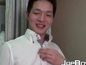 Young Japanese shoots loads of jizz after hard masturbation hot gay porn hentai