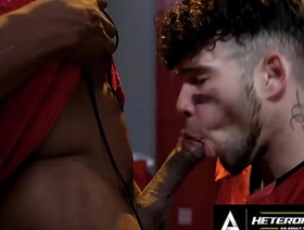 HETEROFLEXIBLE - Angry Straight Alpha Adrian Hart Dominates Football Teammate In Locker Room hot uncle porn gay