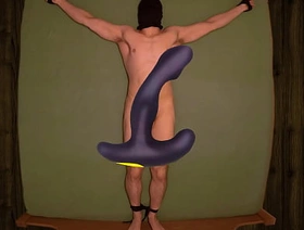 The student was left alone with a prostate vibrator inserted. He wasn't told how long he will be there. You can imagine what is going on in his mind. video gay porn hot