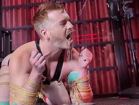 Bondaged Axel Abysse Drinks Flex Beefy Hot Piss hot gay chinese porn