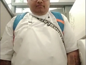 Vaibhav Pees In Full Uniform In The Catering School Toilet hot crossdresser gay porn