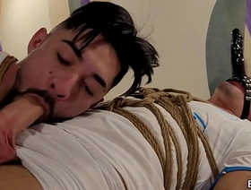 Mike Bebecito and Matheus Henk tied up and gagged together after football game undefined PREVIEW gay porn korean sex