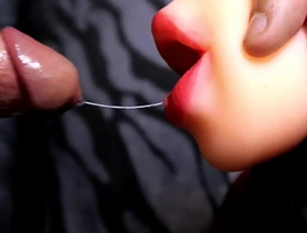 The best blowjob in the world close up, the wet mouth very tightly sucks my red slippery head deep into the mouth singapore indian gay porn