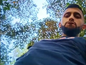Big uncut cock latino jerking outdoors in the woods and eating his tasty cum careful not to get caught. What do you do if you find me like this? chinese gay asian porn
