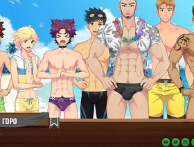 Game: Friends Camp, Episode 11 - Swimming lessons with Namumi (Russian voice acting) korean gay porn bts