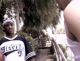 Black guy gets fucked deep in his mouth and butt hole with white guy's big dick gay chinese uncle porn