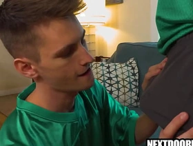 Young football players fuck bareback sg gay boy porn