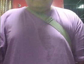 Vaibhav Pisses In A Public Toilet With His Boobs & Belly Out korean gay teen porn