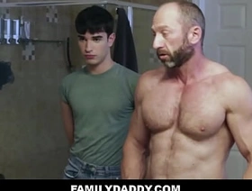FamilyDaddy - Cute Twink Stepson Fucked By Hunk Stepdad After Helping His Shave His Body - Rob Quin, Muscled Madison hot brazilian gay porn