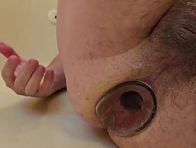 Anal clear butt plug and clear monster dildo japan uniform gay porn