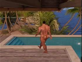 handsome hunk cam heyward caught naked by resort pool gay indonesia twitter porn