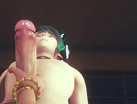 Yaoi Femboy - Fer x Cat Femboy in classroom Hard Sex - Sissy crossdress Japanese Asian Manga Anime Game Porn Gay hot hunk asian gay porn