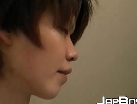 Young Japanese spreads his ass before stroking himself solo japan couple gay porn