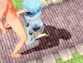 Genshin Impact Yaoi - Tartaglia x Chongyun HardSex - Sissy crossdress Japanese Asian Manga Anime Game Porn Gay japan gay porn ona collection