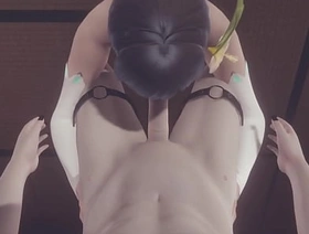 Genshin Impact Yaoi - Venti Arcont Blowjob with POV (uncensored) - Japanese asian manga anime game porn gay sissy japan gay uncensored porn