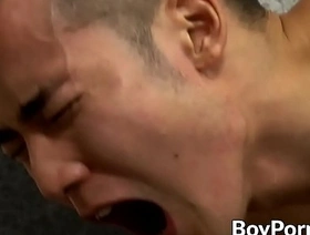 Japanese jock Yoshi Kawasaki cums after hardcore doggystyle gay japan porn free