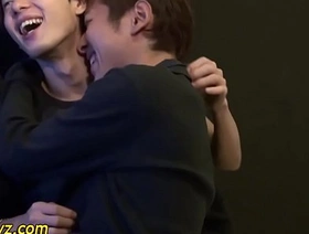 Japanese twink cum splat hot asian top gay porn