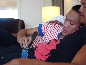 Asian Twinks Daniel and Guy Bareback hot chubby gay porn