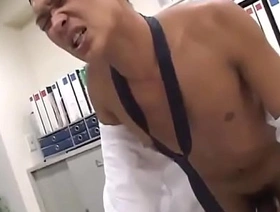 Suited Asian stud getting blown in his office - Gayfuror.com korean gay ai porn