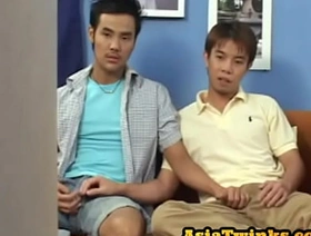 Japanese twink dick blowing before bareback doggy sex gay porn korean school