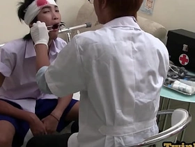 Asian twink fucked in ass and seduced by doctor in office gay chinese spa porn