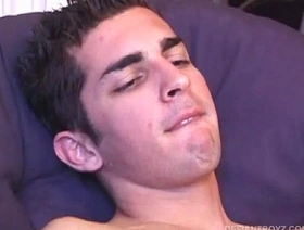 Young Devon Strokes Out His Cum and Eats It hot shower gay porn