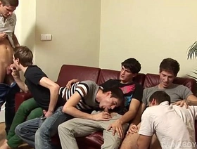 Twink Bareback Gangbang Sex Orgy js studio chinese gay porn