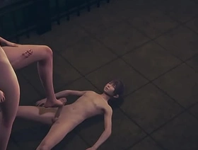 Genshin Impact Yaoi - Venti Blowjob and Footjob - Sissy crossdress Japanese Asian Manga Anime Game Porn Gay chinese high school gay porn