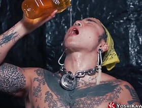 YOSHIKAWASAKIXXX - Asian Yoshi Kawasaki Drinks His Own Pee singapore gay porn videos