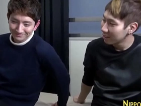 Asian twink rides cock korean gay porn moan