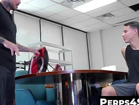 Perps4Sale.com - Sean Duran & Des Irez - Inked gay stud Dez Irez rides hunk officer Sean Duran dick singapore muscle gay porn