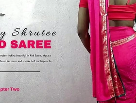 RED SAREE - INDIAN TRANS STRIPTEASE hot bbc gay porn