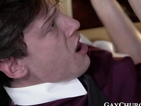 Miscievous seminarian gets punished for jerking off asian gay massage porn videos