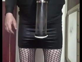 bisexual crossdresser uses a pump to make him bigger part 1 hot guy porn gay