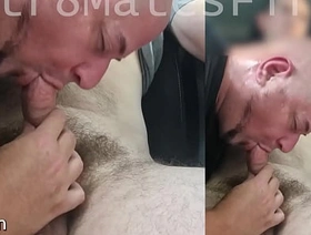 Aussie Bear Rideshare Driver gives first time blowjob to STR8 FIFO Miner myanmar gay porn movies