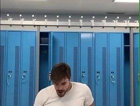 Public Locker Room Wank korean mature gay porn